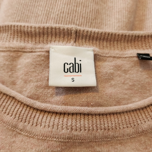Cabi Oversized 3/4 length Dusty Rose Sweater Size Small - Picture 7 of 8